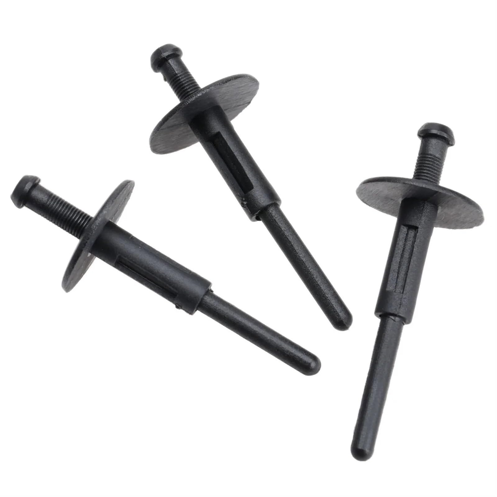YTQMoreBNZ 50Pcs 6mm Hole Car Wheel Arch Bumper Fender Black Plastic Rivets Fasteners For BMW Ceiling Inside Decorative Retaining Clips