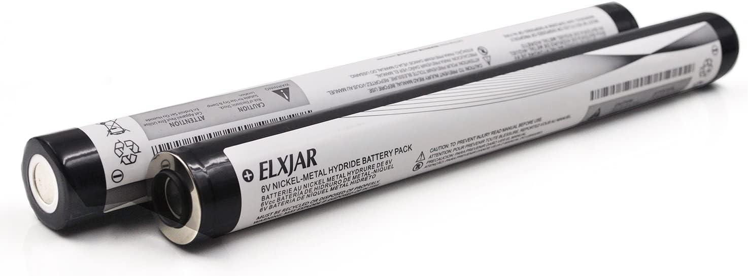(2-Pack) 6V 3000mAh Ni-MH Battery Compatible with SL-20XLED, SL-20XP-LED, SL15X, SL20XP, UltraStinger, SuperStinger, SL20L, SL-20LP, 77175, 77375, 9926J, 201701 Flashlights