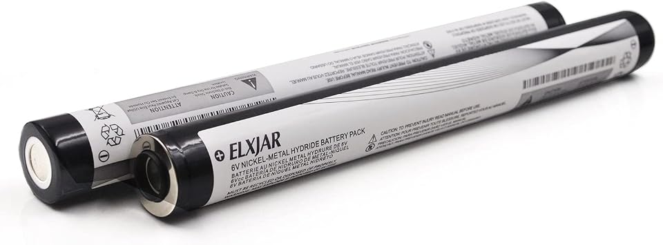 بطاريتان Ni-MH بقوة 6 فولت وسعة 3000 مللي أمبير في الساعة متوافقة مع مصابيح SL-20XLED وSL-20XP-LED وSL15X وSL20XP وUltraStinger وSuperStinger وSL20L وSL-20LP و77175 و77375 و9926J و201701