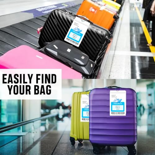 Cruise Luggage Tags, Carnival Cruise for NCL, Princess, Carnival, Royal Caribbean Ship Essentials Tag Holders 12 Packs. 6