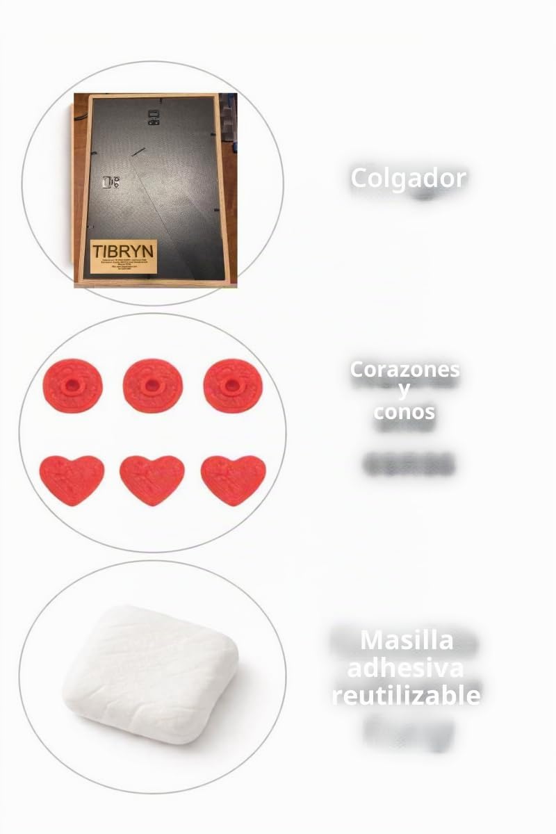 TIBRYN Cuadro XXL Premium – Mapa en 3D Personalizable con tus Coordenadas – Decorativo en Relieve con Caja de Madera y Metacrilato – Regalo para Novio, Novia, Parejas y San Valentín