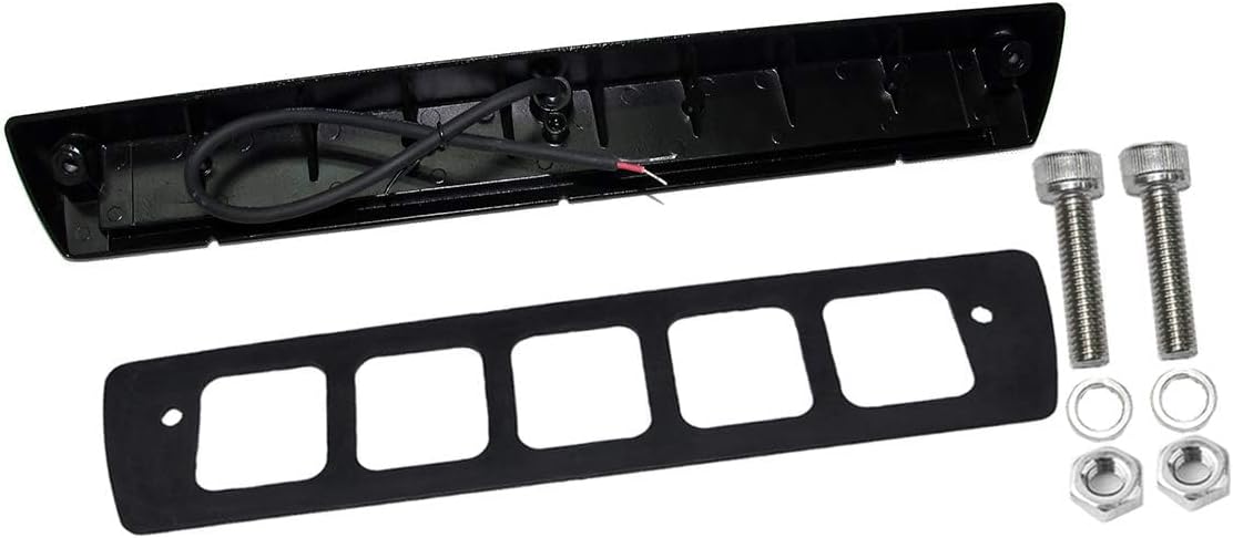 18-Inch RV Exterior LED Awning Light, 12V/24V DC, 6000K Cool White, 3200 Lumens, 40° Down Angle Flood Beam, IP67 Waterproof, Aluminum Housing, Black Finish, 1-Pack