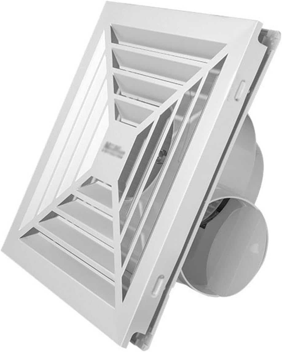 exhaust fan Integrated ceiling exhaust fan Bathroom 30×30cm Kitchen Ceiling Toilet Bathroom Aluminum buckle Ventilation Fan Fan Size:18W)