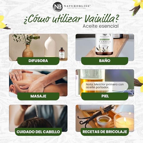 Image of NaturoBliss Vanilla Essential Oil (4oz) Premium Quality