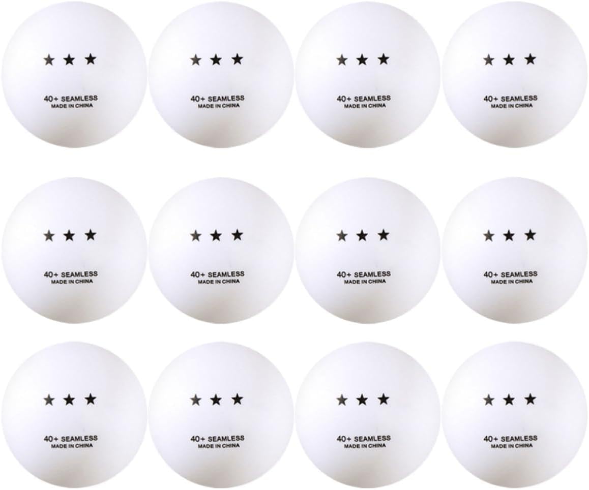 VOSAREA 50 Pcs Table Tennis Balls Made of Sturdy Abs Material Increased Control and Consistent Bounce for Practice and Gym Use by Amateur and Professional Players