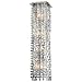 CYAN DESIGN 06503 Large Athropolis Eight Light Pendant, Silver