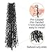 12 Inch 10 Packs Yanky Twist Crochet Hair for Black Women Pre-twisted Natural Kinky Mini Spring Twist Small Curly Senegalese Twist Braids (1B)