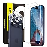 Folie de protection de la dureté 9H: Avec le verre de protection de la dureté 9H, coupe précise, le film protecteur d'écran protège efficacement l'écran du iPhone 17 Pro 5G contre les rayures et conserve la qualité originale des photos. Parallèlement, la protection de l'écran peut absorber la force de choc en cas de chute inattendue et réduire le risque d'endommagement de l'écran