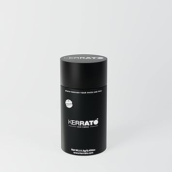 Kerrato Hair Fibres for Thinning Hair (LIGHT BROWN) Natural - 11.5g - Conceals Hair Loss in 10 seconds - Natural Hair Thickener & Fibers for Thin Hair for Men & Women