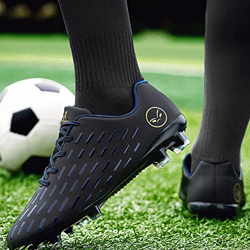 Chuteiras de Futebol Infantil,Confortável Chuteiras de Futebol Juvenil,Leve Respirável Fg/Ag Sapatos