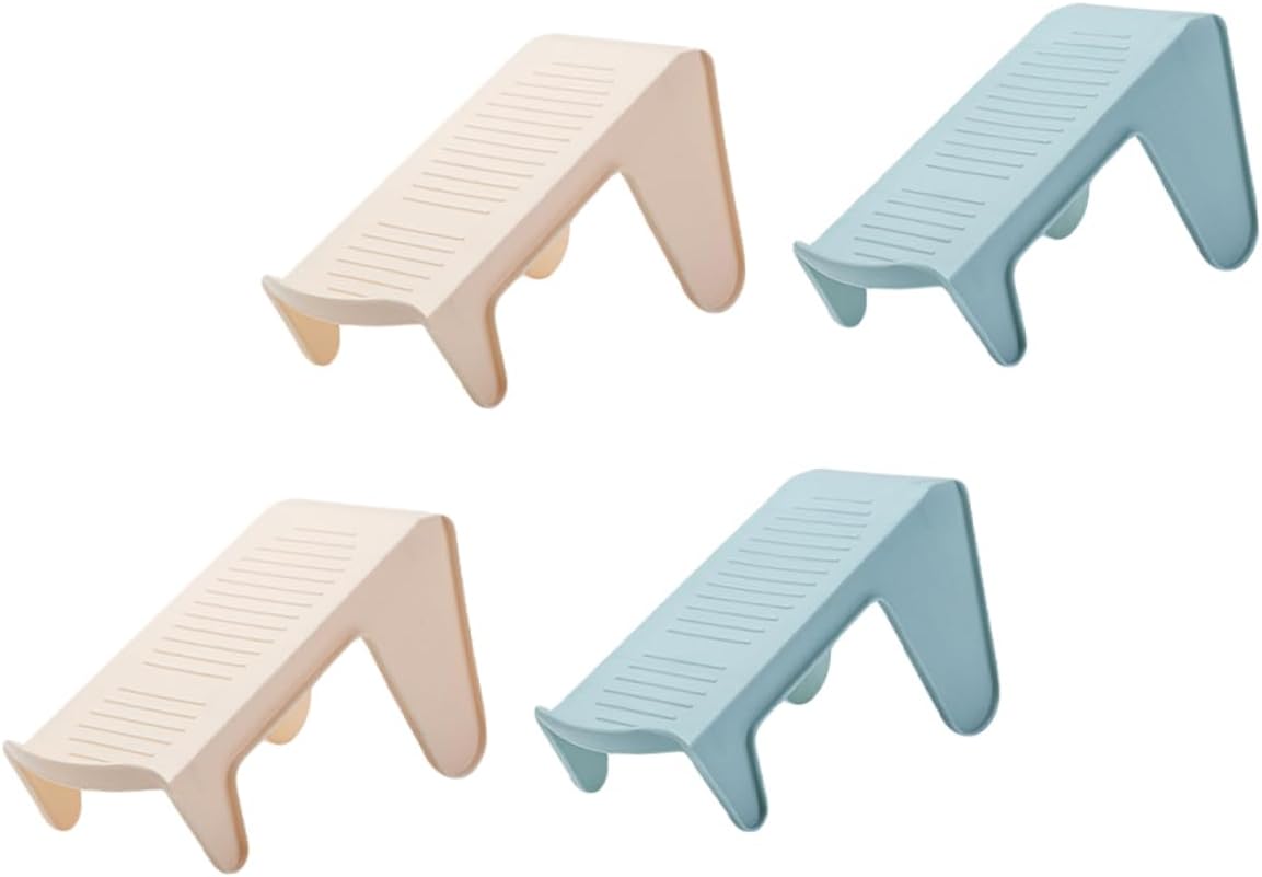 4pcs Home Shoe Rack Simple Multi-Purpose Storage Shelf for Organized Entryway Lightweight Material Space-Saving Design Dual-Shelf Holder for Shoes Slippers