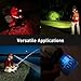 RovyVon E60 Flat EDC Flashlight Rechargeable, 1500 High Lumens Pocket Light with Green Beam, UV, Red and White LED Combo for Camping Hiking and Emergencies, Aqua Blue