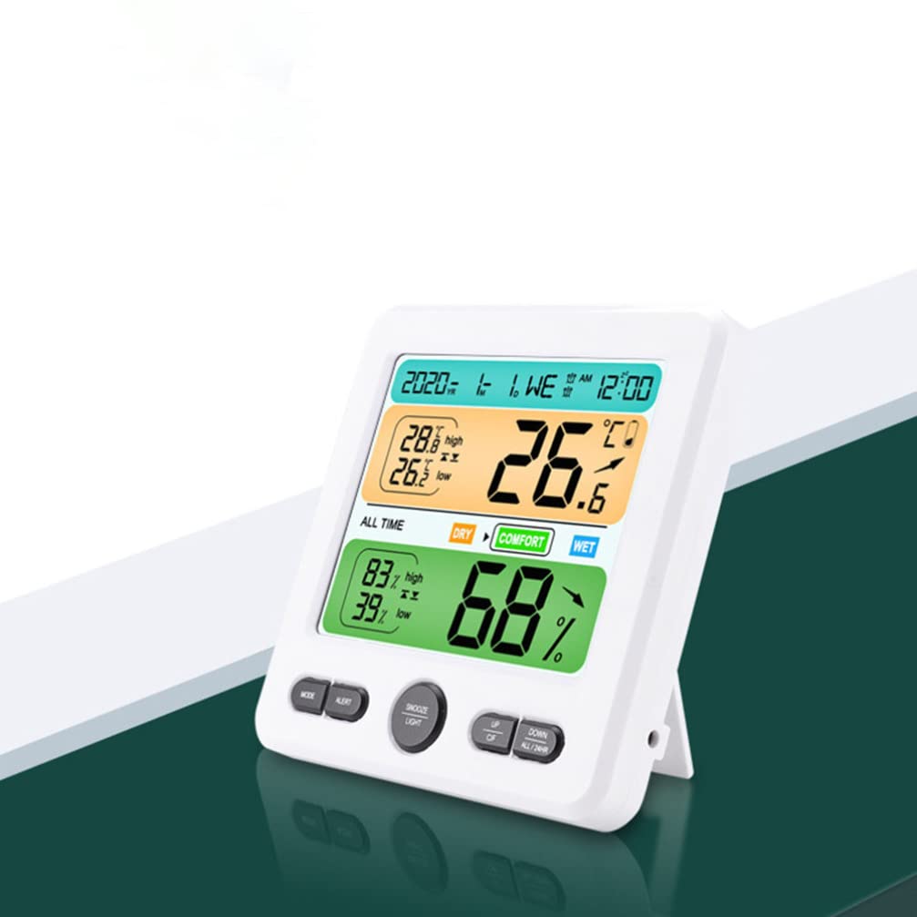 LIFKOME Digitales Hygrometer Innen mit Thermometer für Zuhause Tischthermometer Hygrometer Präzises Raum-hygrometer für Kinderzimmer und Wohnräume Elektrisches Heimwerkerwerkzeug
