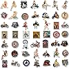 Amazon.com: Pinup Girl Stickers 100 pcs Retro Vintage Stickers Vinyl ...