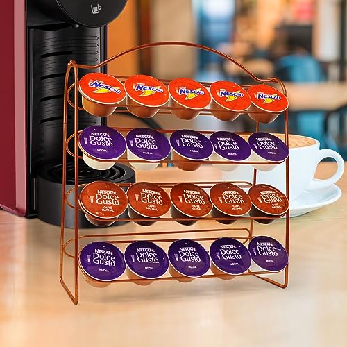 Suporte Organizador Porta 40 Cápsulas de Café Compatível Com 
