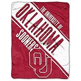 NCAA Section Micro Raschel Super Soft Plush Throw Blanket 46' x 60' (Oklahoma Sooners)