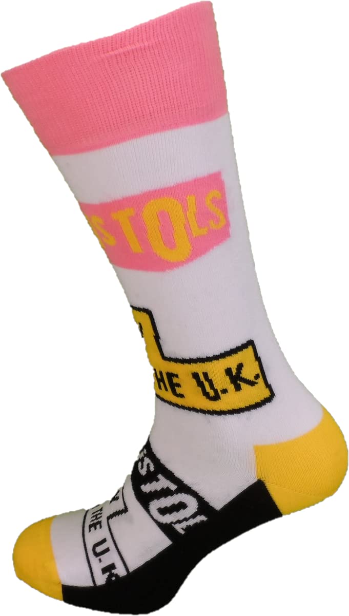 Mazeys Mens Classic Officially Licensed Sex Pistols Socks… (Anarchy in the UK)