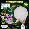 Paint Your Own Soccer Ball Lamp Kit, World Cup Soccer Gifts 3D Night Light, Art Supplies Creativity Arts and Crafts for Kids Ages 8-12, Birthday Gifts for Kids Boys Girls Ages 3 4 5 6 7 8 9 10 11 12+ #1