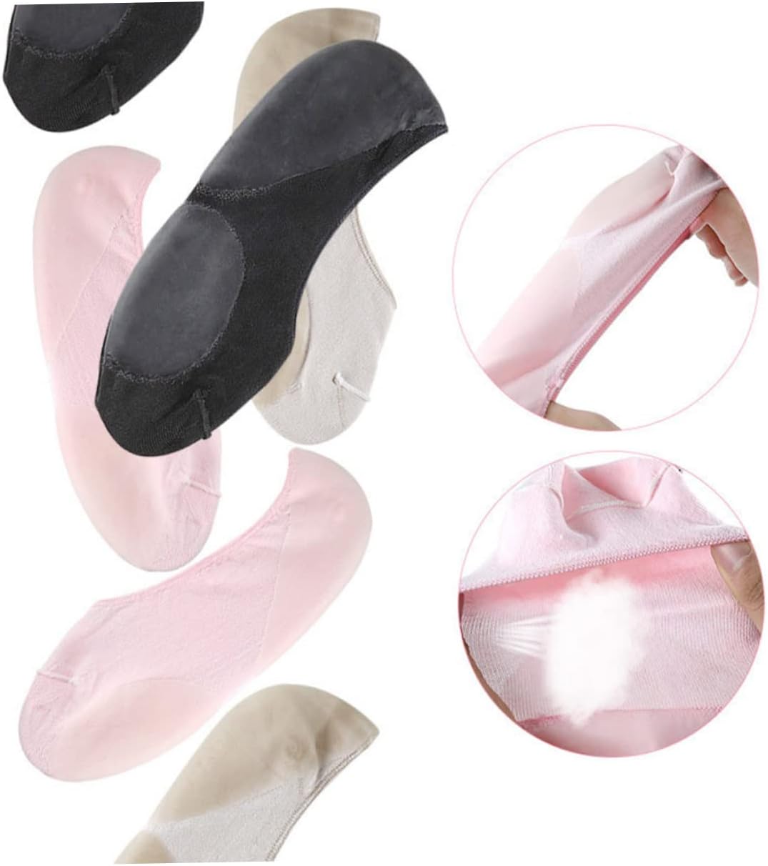 Gel Ankle Socks Moisturizing Foot Protector Soft Comfortable for Women