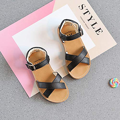 Little Girls Strappy Water Sandals Toddler Kids Comfort Soft Non-Slip Flats Girls Slippers Toddler Open Toe Shoes2