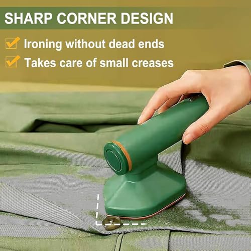Image of Portable Steam Iron Mini Handheld Garment Steamer | Quick Heat Travel Iron for Clothes | Compact & Lightweight | Suitable for Home & Travel | Pack of 1