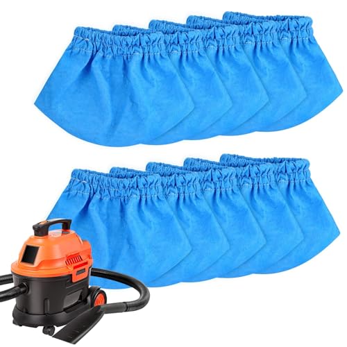 VRC2 Cloth Filter for Vacmaster Wet/Dry Vacuums 1.5-3.2 Gallon, 10 Pack |…