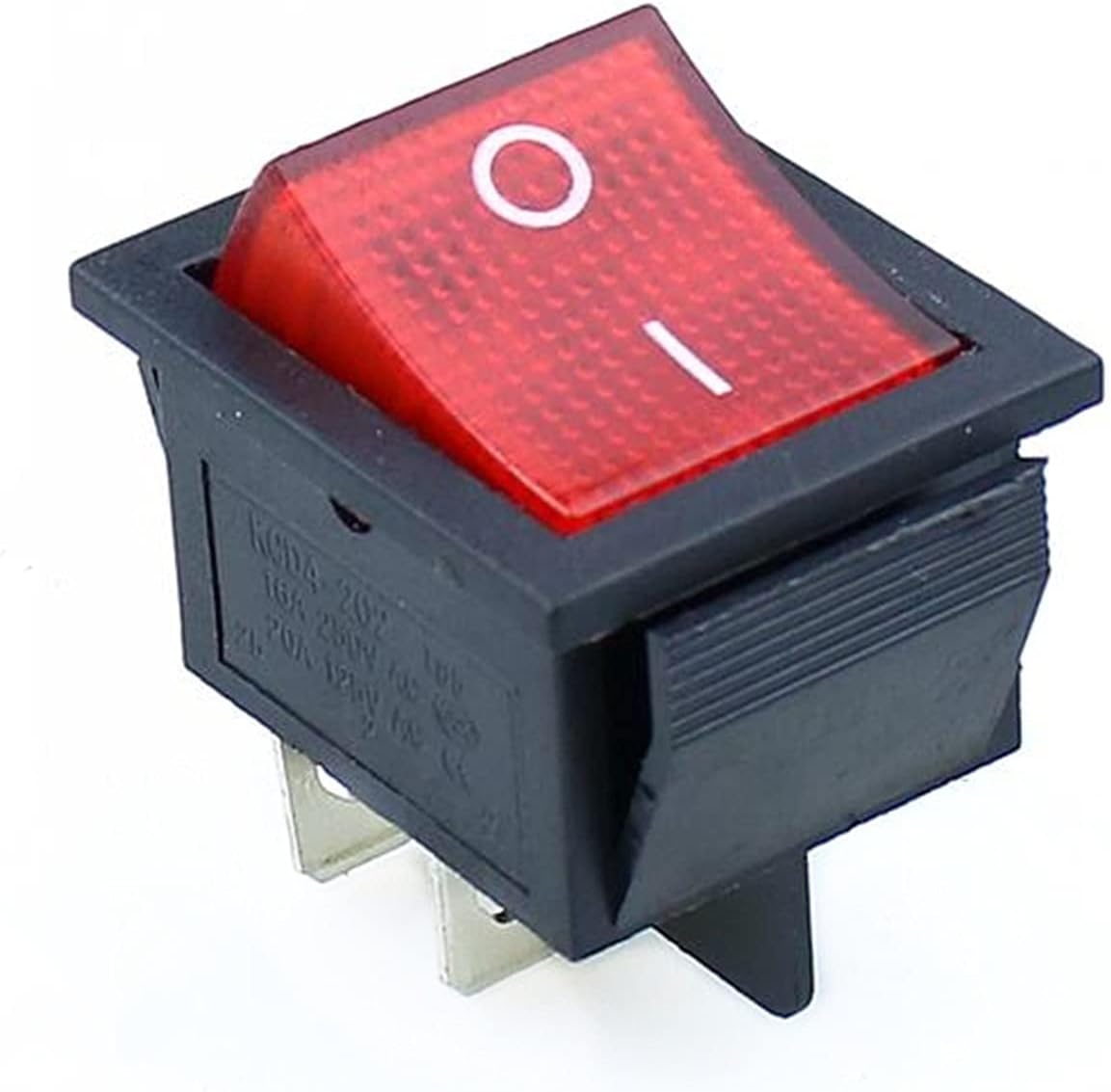 Amazon.com: NIBYQ KCD4 Rocker Switch ON-Off 2 Position 4 Pins/6 Pins ...
