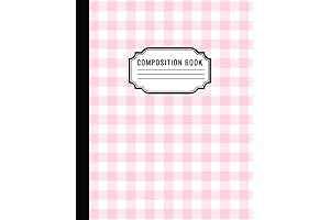 Composition Book: Crafty Girl Pink Picnic