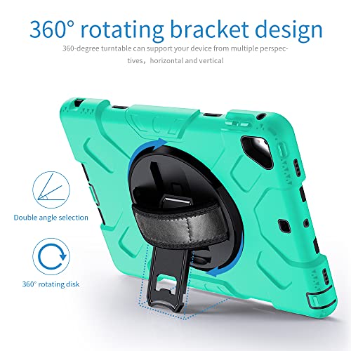 Protection iPad 6e génération antichoc avec support rotatif 360
