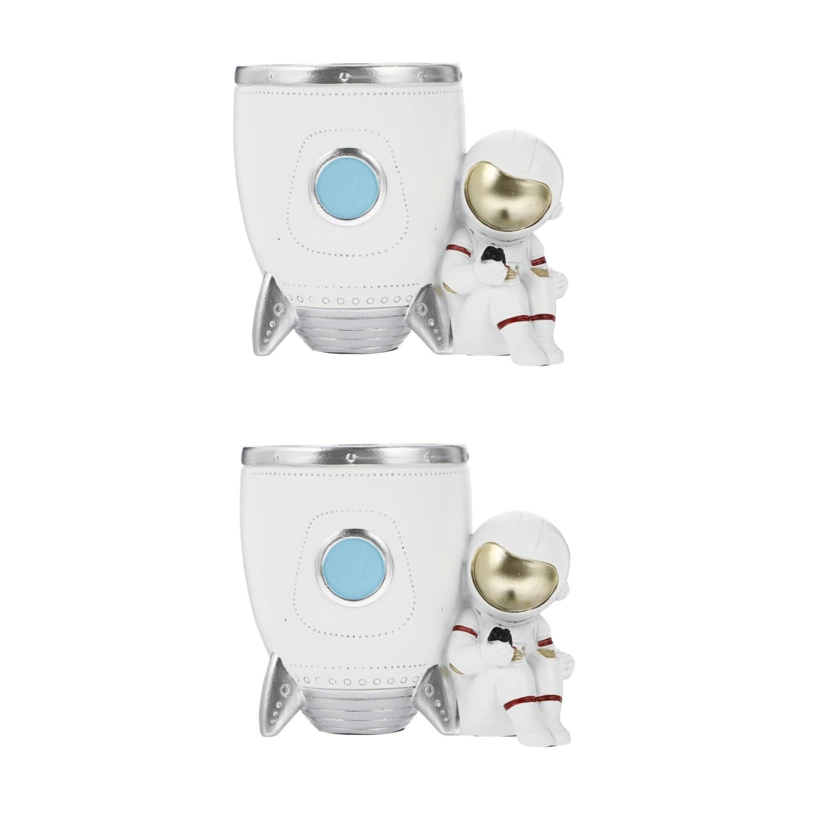 Porte stylo résine astronaute Jojofuny pour éliminer le désordre sur votre bureau