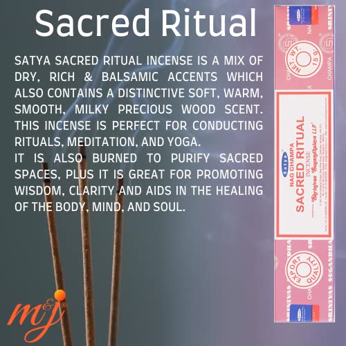 Original Satya Nag Champa Sacred Ritual Incense Sticks - Image 2
