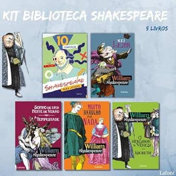 Capa do livro Kit Biblioteca Shakespeare - 5 Volumes