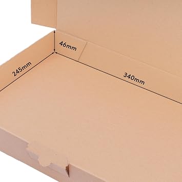 verpacking 100 Maxi Letter Boxes Folding Boxes Shipping Boxes Selectable Size Brown or White