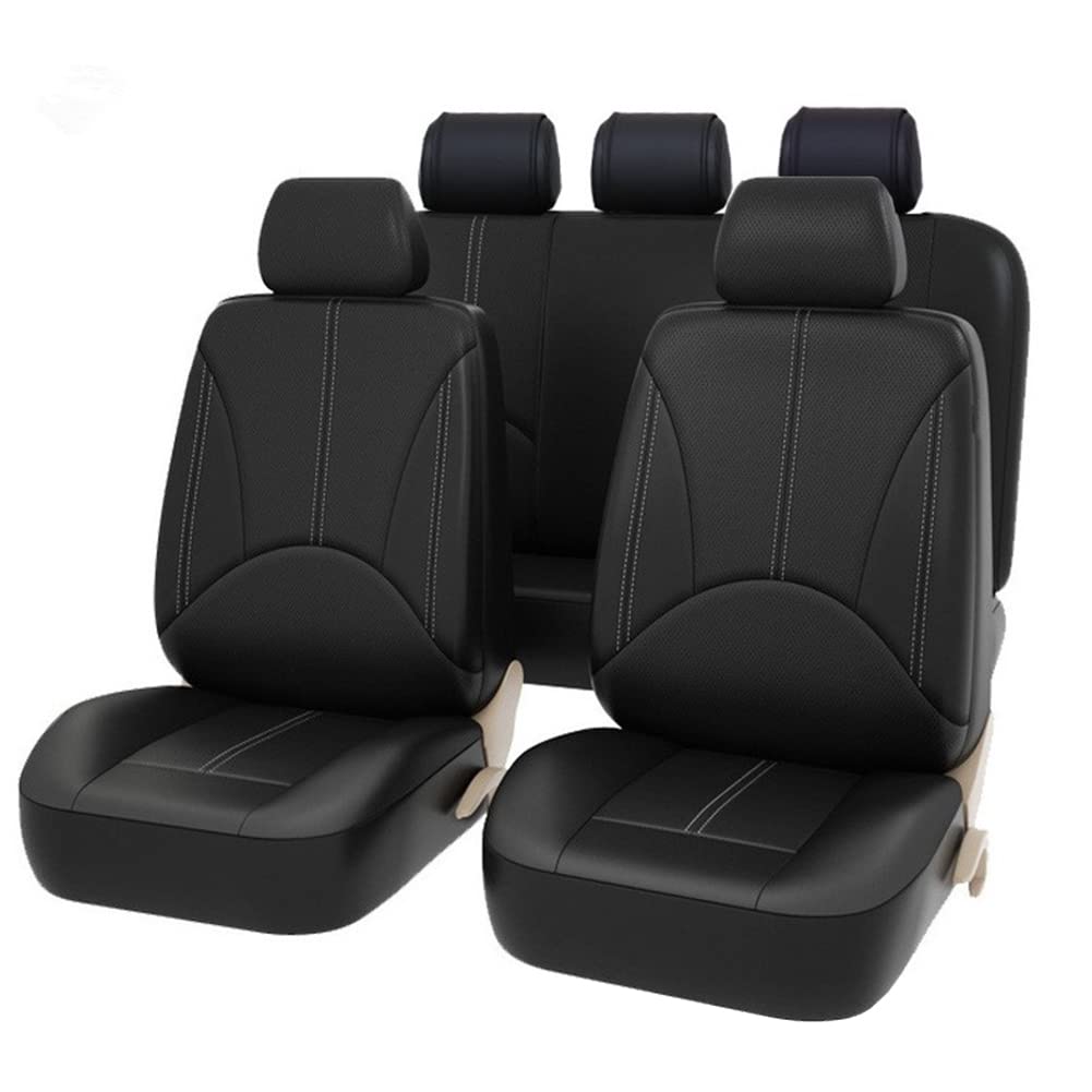 Asudaro Coprisedili Per Auto In Pelle PU, Per Sedili Auto In Pelle Coprisedile Universali Resistenti E Impermeabili Anteriore