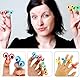 ZOKJSW Augen Fingerpuppen, Eye Fingerpuppe, Spielzeug für Kinder, Parteibevorzugung Spielzeug, Party Geschenk Haben Spielen für Kinder (Gelegentliche Farbe, 15 Stück)