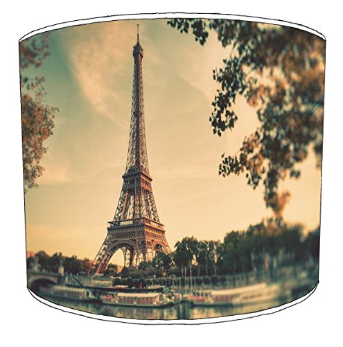 Paris Lampshade for A Ceiling Light in 3 Sizes - Free Personalisation