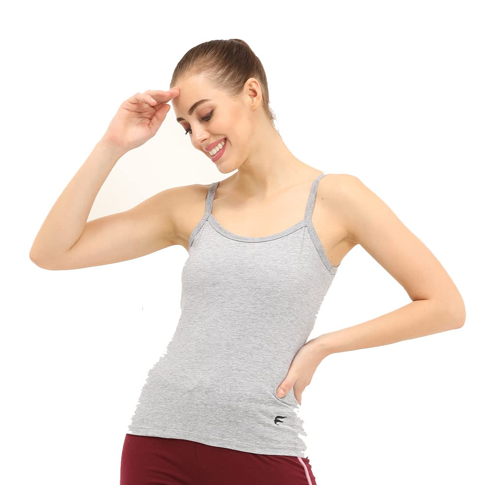 envie Women's Basic Solid Camisole Girls Scoop Neck Slip with Soft Strap/Ladies Stylish Casual Cami Tank Top-picture-20