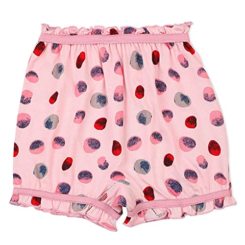 Image of Red Rose Kids Girls Cotton Printed Bloomer Pack of 6-Assorted