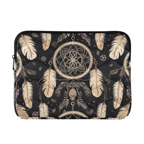 Funda para Laptop 13-14 Pulgadas Negro y Dorado