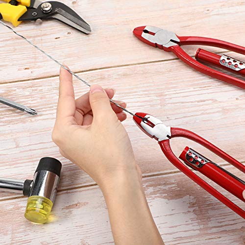 2 Pieces Aircraft Safety Wire Twisting Pliers Tools Wire Twist Pliers 9 Inch 6 Inch Lock Twister Safety Wire Pliers For Aircraft Auto Industry (Red) #TOP5