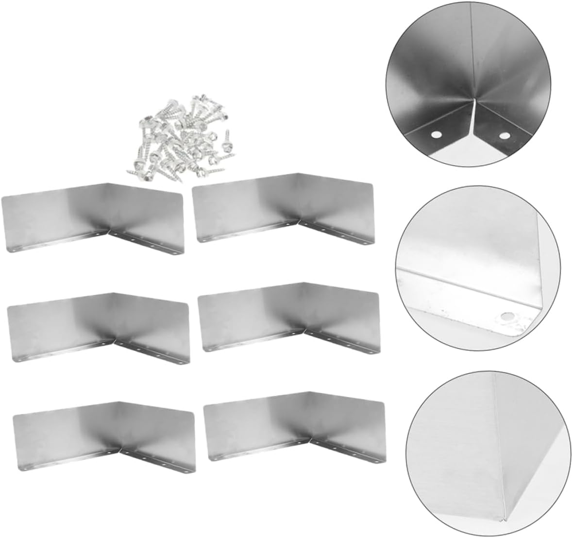 balacoo Rain Gutter Splash Block Roof Corner Diverter Gutter Guards for Rain Roof Corner Diverter