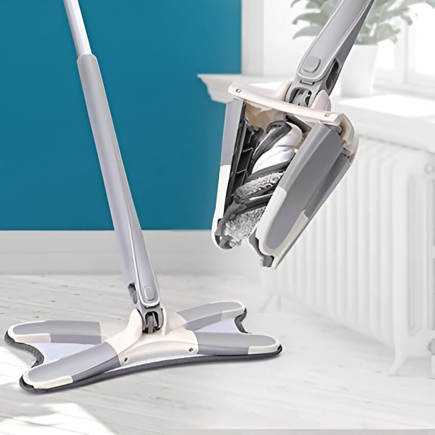 CRAFTEL Microfiber X-Type 360 Degree Dry Wet Mop for Floor Cleaning Hand-Free (Multicolor) (B0DF5PMP5Y) Amazon Price History, Amazon Price Tracker
