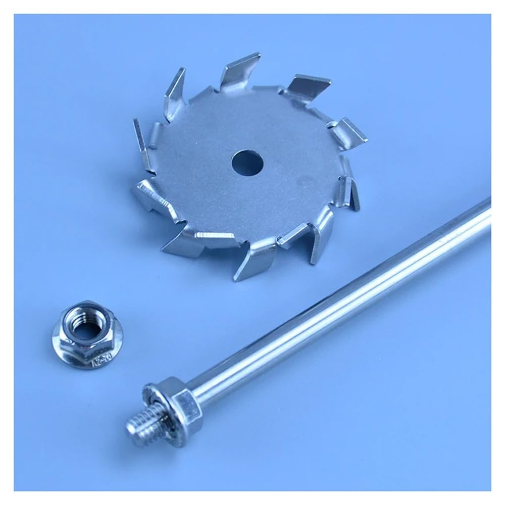 Wirnik laboratoryjny mieszadła łopatkowego ze stali nierdzewnej Dysk dyspersyjny ze stali nierdzewnej 304 z prętem mieszającym, wiele rozmiarów(3cm disk with rod)