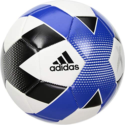 adidas Performance X Glider Soccer Ball, White/Black/Football Blue, Size 4