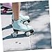 BESPORTBLE 1set Elastic Skates Brake Double Row Roller Skates Skating Supplies Mute Effect