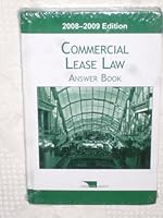 Commercial Lease Law Answer Book, 2008-2009 193369291X Book Cover