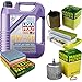 Produktbild QR-PARTS 69385464 Filter Set Inspektionspaket 5 Liter Motoröl Leichtlauf High Tech 5W-40 MANN-FILTER Innenraumfilter Kraftstofffilter Luftfilter Ölfilter