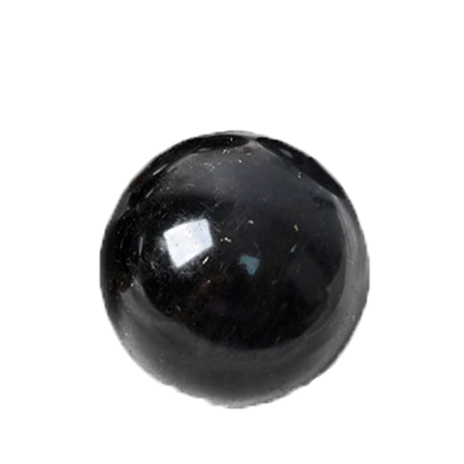Hhhxkkuo 1000Gnatural Firework Black Crystal Polished Raw Stone Sphere