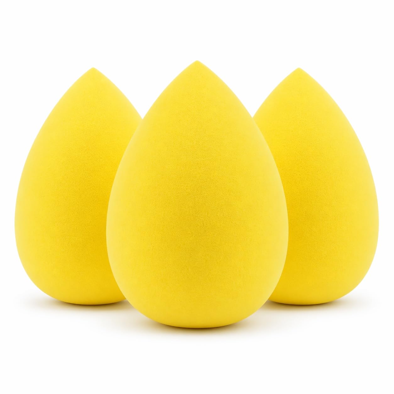 Makeup Beauty Blending / 3 Pack Latex-Free Beauty Sponge/Makeup Blender Foundation, Concealer & Powder/Cosmetic Makeup Applicator (Coffee)