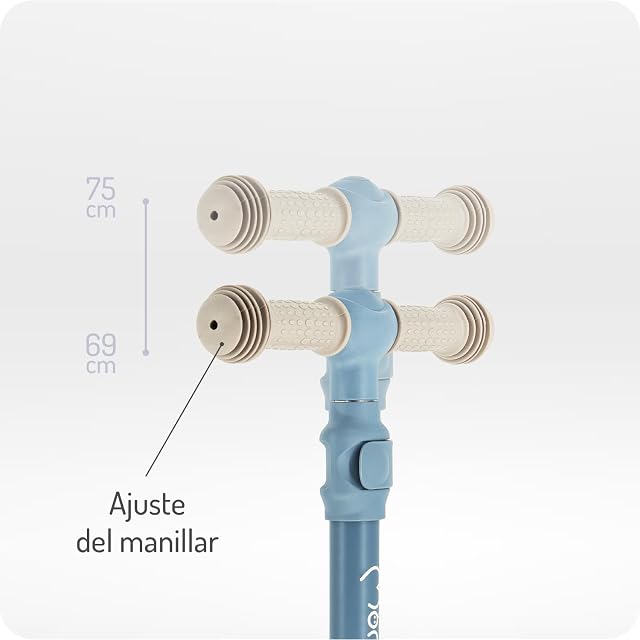 Foto 7 de 8 de MoMi Debe Patinete Infantil 2 en 1 con Asiento, Correpasillos y Patinete de Equilibrio, Altura Ajustable